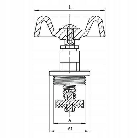 GŁOWICA DO ZAWORU ŻELIWNEGO DN32 (5/4") GŁOWICA DO ZAWORU ŻELIWNEGO DN32 (5/4")