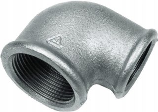 Kolano redukcyjne żeliwo ocynk 1" x 3/4"
