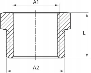 Redukcja mosiądz do manometru 1/2" x 1/4"