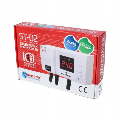 STEROWNIK POMPY C.O.LED DIAMOND / KG ELEKTRONIK ST-02 (CS-07)