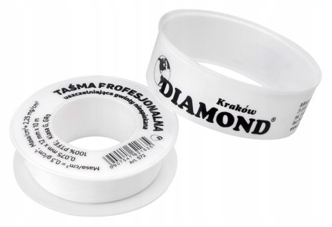 Taśma teflonowa Diamond 10 m x 12 mm