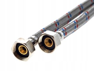Wężyk przyłączeniowy elastyczny 1/2" x 1/2" 40cm