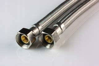 Wężyk przyłączeniowy elastyczny 1/2" x 1/2" 70cm