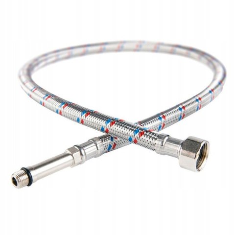 Wężyk przyłączeniowy elastyczny do baterii długa końcówka M10 x 3/8" 60cm Wężyk przyłączeniowy elastyczny do baterii długa końcówka M10 x 3/8" 60cm