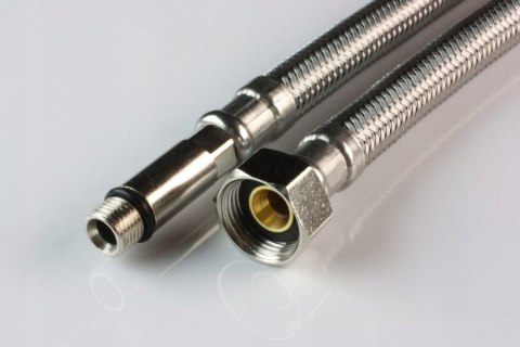 Wężyk przyłączeniowy elastyczny do baterii długa końcówka M10 x 3/8" 60cm Wężyk przyłączeniowy elastyczny do baterii długa końcówka M10 x 3/8" 60cm