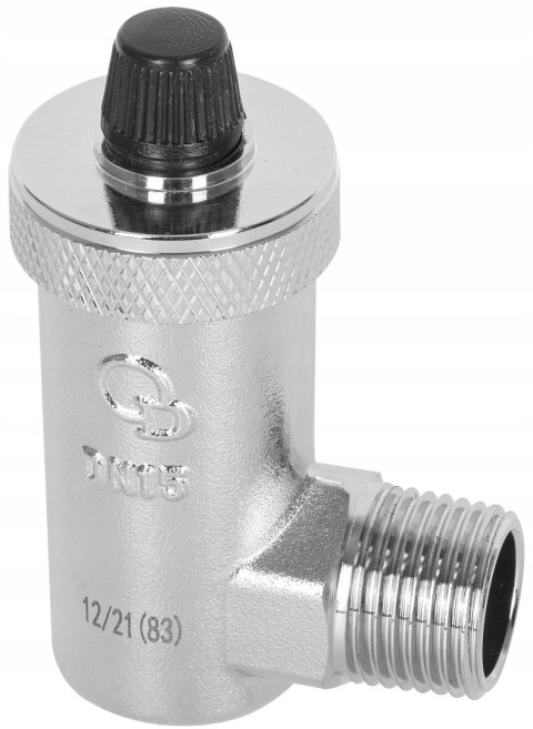 ZAWÓR ODPOWIETRZAJĄCY CO AUTOMATYCZNY KĄTOWY 1/2" CHROM