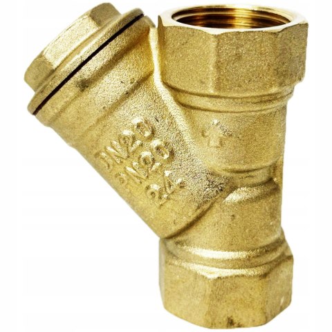 Filtr skośny siatkowy wodny mosiężny 3/4" DN20