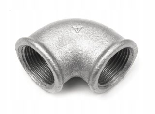 KOLANO ŻELIWO OCYNKOWANE 1 1/4" DN32