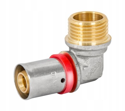 Kolanko nyplowe zaprasowywane do pex 16 x 1/2" GZ Kolanko nyplowe zaprasowywane do pex 16 x 1/2" GZ