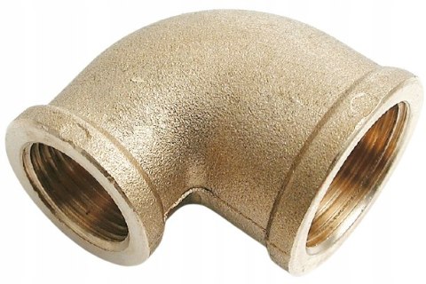 Kolano mosiężne redukcyjne 3/4" x 1/2" Kolano mosiężne redukcyjne 3/4" x 1/2"