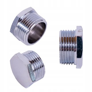 Korek chrom GZ 1/2" DN15