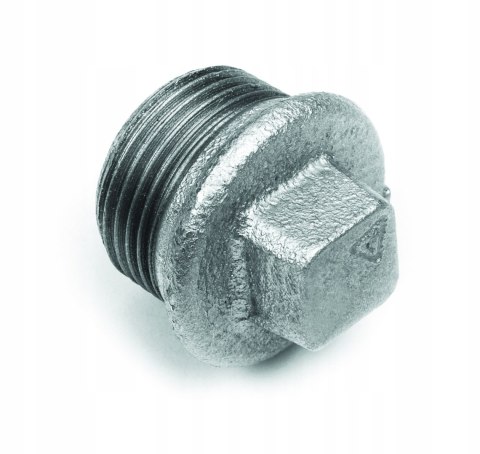 Korek żeliwo ocynk z obrzeżem GZ 1/2" DN15 Korek żeliwo ocynk z obrzeżem GZ 1/2" DN15