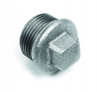 Korek żeliwo ocynk z obrzeżem GZ 3/4" DN20