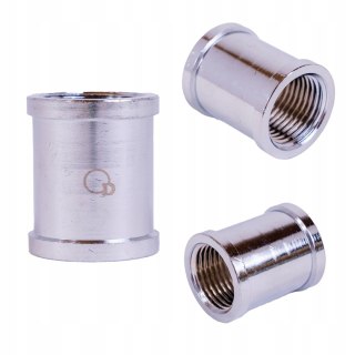 Mufa złączka chrom 3/8" DN10