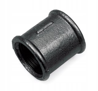 Mufa złączka czarna żeliwna 1" DN25