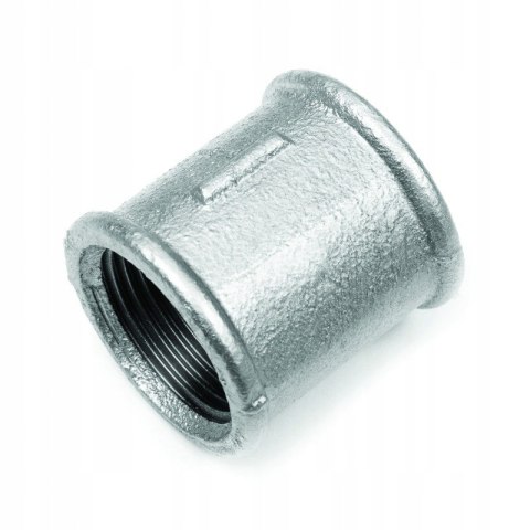 Mufa złączka żeliwna ocynk 3/4" DN20 Mufa złączka żeliwna ocynk 3/4" DN20