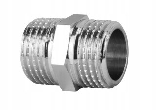 Nypel chrom 1/2" łącznik chromowany DN15