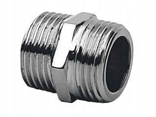 Nypel chrom 1/2" łącznik chromowany DN15