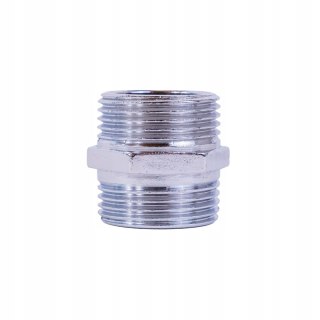 Nypel chrom 3/8 łącznik chromowany DN10