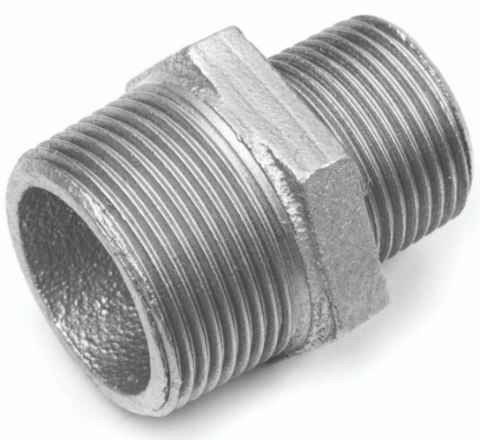 Nypel redukcyjny żeliwo ocynk złączka GZ 1" x GZ 3/4" Nypel redukcyjny żeliwo ocynk złączka GZ 1" x GZ 3/4"
