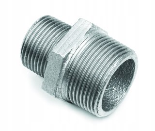 Nypel redukcyjny żeliwo ocynk złączka GZ 3/4" x GZ 1/2"