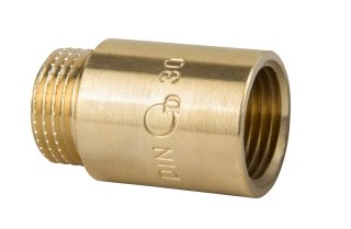 Przedłużka mosiężna 1/2" x 10mm DN15