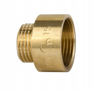 Przedłużka redukcyjna mosiężna GW 1/2" x GZ 3/8"