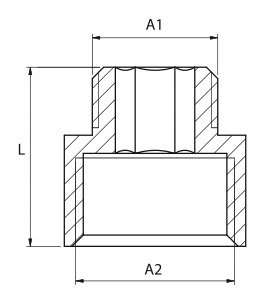 Przedłużka redukcyjna/ redukcja chrom GZ3/8" x GW1/2" Przedłużka redukcyjna/ redukcja chrom GZ3/8" x GW1/2"