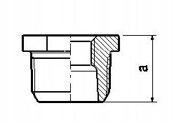 Redukcja czarna żeliwna GZ 1" x GW 3/4"