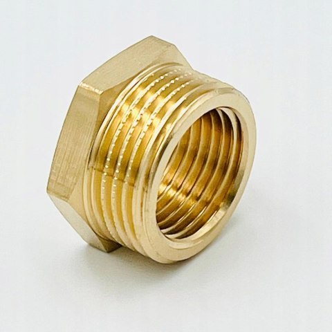 Redukcja mosiądz GZ 3/4" x GW 1/2" Redukcja mosiądz GZ 3/4" x GW 1/2"