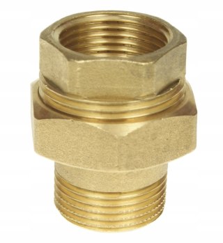 Śrubunek mosiężny prosty oring 1 1/4" DN32 5/4" z uszczelką