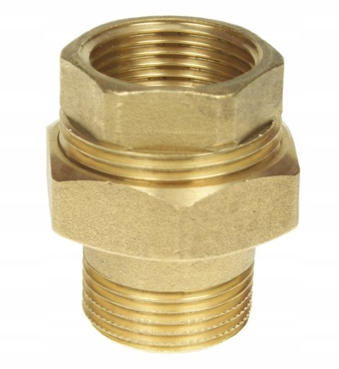 Śrubunek mosiężny prosty oring 1 1/4" DN32 5/4" z uszczelką Śrubunek mosiężny prosty oring 1 1/4" DN32 5/4" z uszczelką