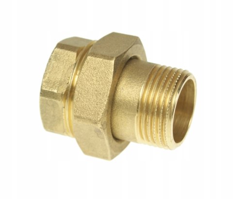 Śrubunek mosiężny prosty oring 1 1/4" DN32 5/4" z uszczelką Śrubunek mosiężny prosty oring 1 1/4" DN32 5/4" z uszczelką