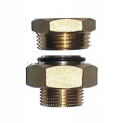 Śrubunek mosiężny prosty oring 1'' DN25 z uszczelką Śrubunek mosiężny prosty oring 1'' DN25 z uszczelką