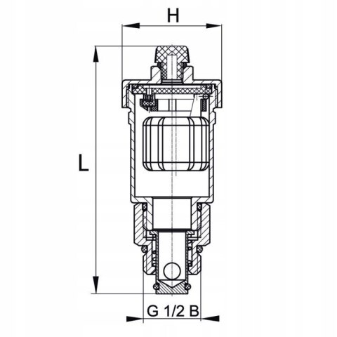ZAWÓR ODPOWIETRZAJĄCY CO AUTOMATYCZNY Z ZAWOREM ODCINAJĄCYM 1/2" CHROM ZAWÓR ODPOWIETRZAJĄCY CO AUTOMATYCZNY Z ZAWOREM ODCINAJĄCYM 1/2" CHROM