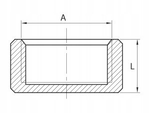 Zaślepka chromowana 3/8" DN10