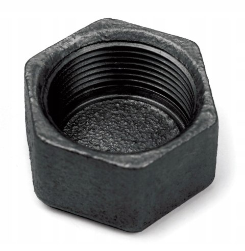 Zaślepka czarna żeliwna 1" DN25 Zaślepka czarna żeliwna 1" DN25