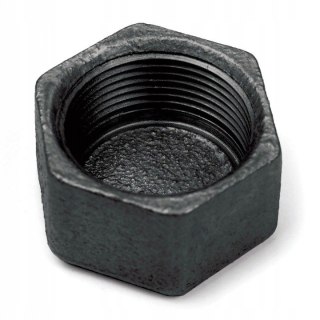 Zaślepka czarna żeliwna 3/4" DN20