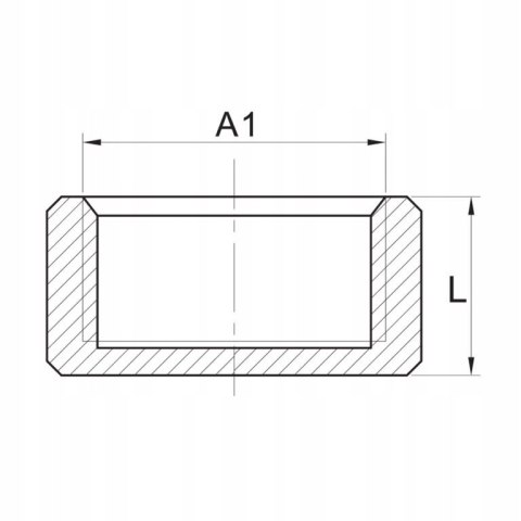 Zaślepka mosiądz 1/2" DN15 Zaślepka mosiądz 1/2" DN15