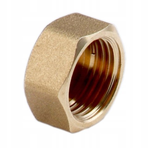Zaślepka mosiądz 1/2" DN15 Zaślepka mosiądz 1/2" DN15