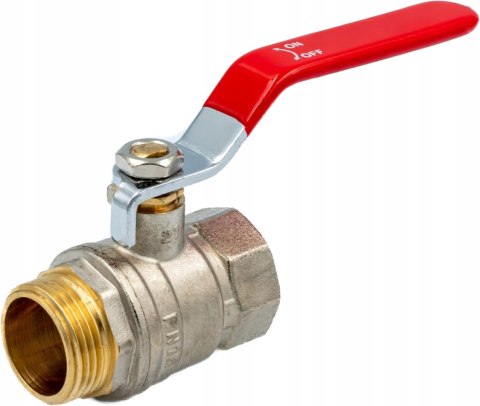 Zawór kran kulowy 3/4'' DN20 WZ z rączką i dławikiem mocny Zawór kran kulowy 3/4'' DN20 WZ z rączką i dławikiem mocny
