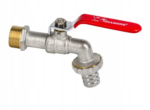 Zawór kulowy kran ogrodowy, czerpalny 1/2'' DN15 z dławikiem mocny Zawór kulowy kran ogrodowy, czerpalny 1/2'' DN15 z dławikiem mocny