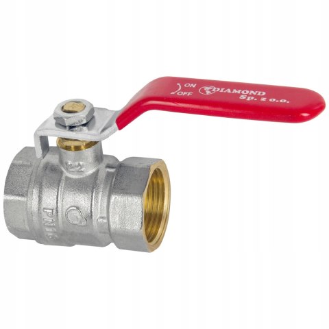 Zawór kulowy z dławikiem 1 1/4'' (5/4") DN32 z rączką mocny