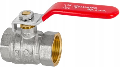 Zawór kurek kulowy 1/2'' DN15 z rączką i dławikiem mocny Zawór kurek kulowy 1/2'' DN15 z rączką i dławikiem mocny