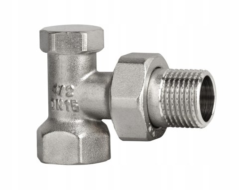 Zawór odcinający/powrotny kątowy 1/2" do grzejnika Zawór odcinający/powrotny kątowy 1/2" do grzejnika