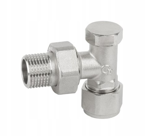 Zawór odcinający/powrotny kątowy 1/2" do pex 16 Zawór odcinający/powrotny kątowy 1/2" do pex 16