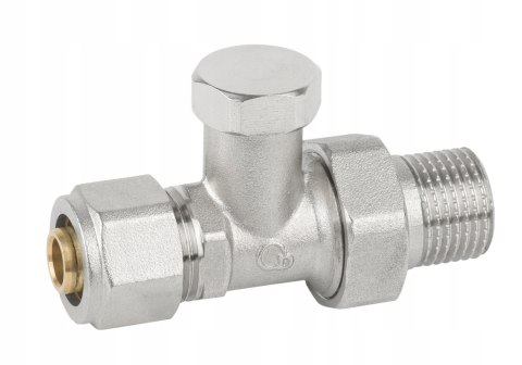 Zawór odcinający/powrotny prosty 1/2" do pex 16 Zawór odcinający/powrotny prosty 1/2" do pex 16
