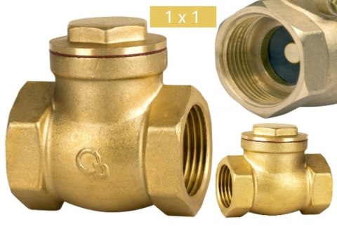 Zawór zwrotny klapowy 1" DN25 Zawór zwrotny klapowy 1" DN25