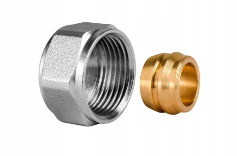 Złączka łącznik adapter zaciskowy do rur miedzianych dn15 Złączka łącznik adapter zaciskowy do rur miedzianych dn15
