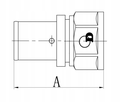 Złączka łącznik mufa zapras do pex 16 x 1/2" GW